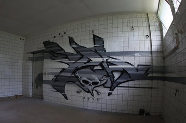 Graffiti Wall in Erkner - Photo by spoare153 (2014)