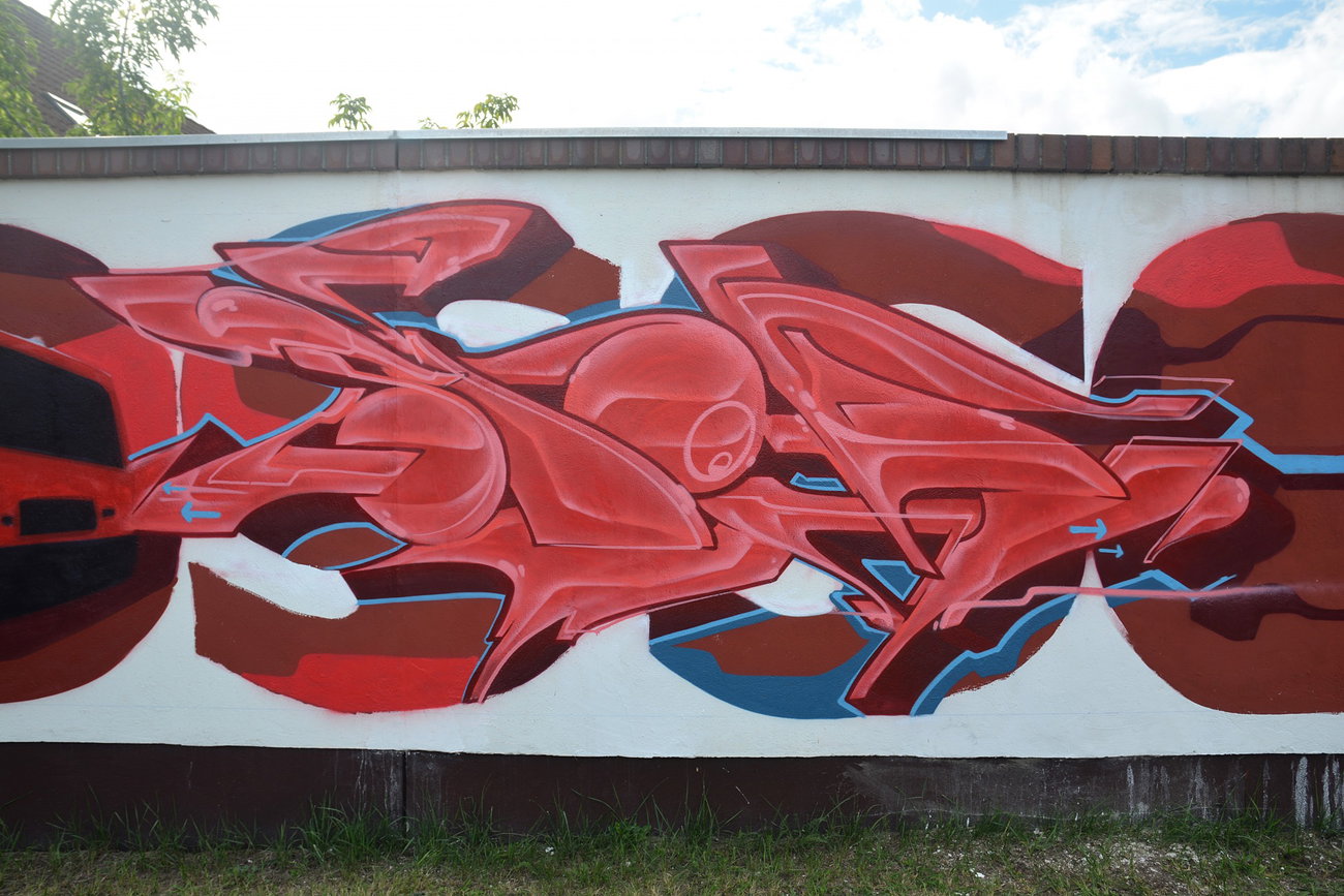 Graffiti Wall in Lossow - Photo by spoare153 - spoare, spoa, spoare153 (2016)