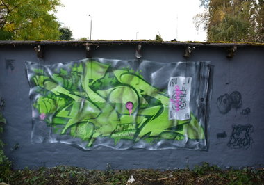 Graffiti Wall in Magdeburg - Photo by spoare153 - spor, spoa, spoare (2014)