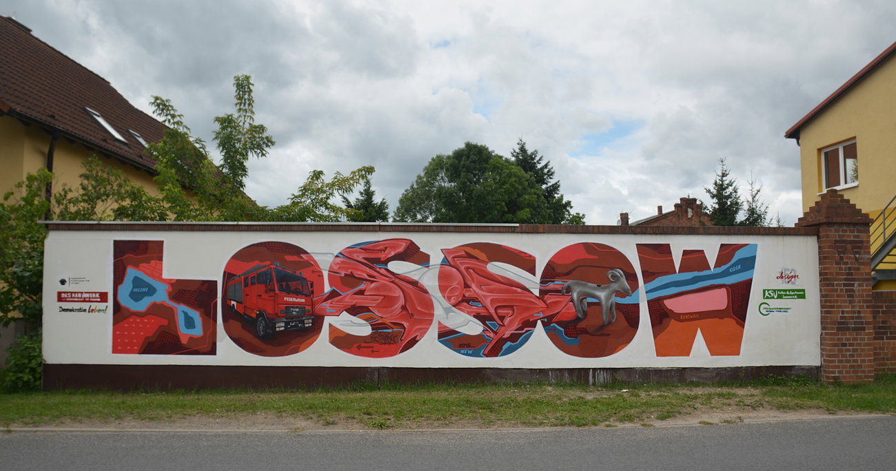Graffiti Wall in Lossow - Photo by spoare153 - spoare, spoare153, 153design (2016)