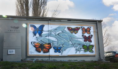 Graffiti Wall in Bremen - Photo by spoare153 (2015)