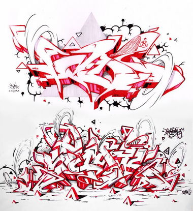 Graffiti Sketch - Photo by spoare153 - fader, spoa, spoar (2015)