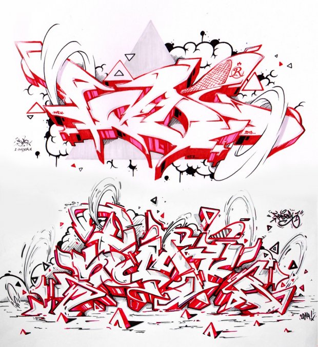 Graffiti Sketch - Photo by spoare153 - fader, spoa, spoar (2015)