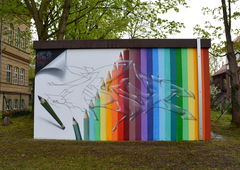 Graffiti Wall in Potsdam - Photo by spoare153 - new, spoare, 153 (2015)