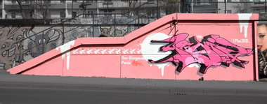 Graffiti Wall in Frankfurt (Oder) - Photo by spoare153 - der, fliegende, penis (2015)