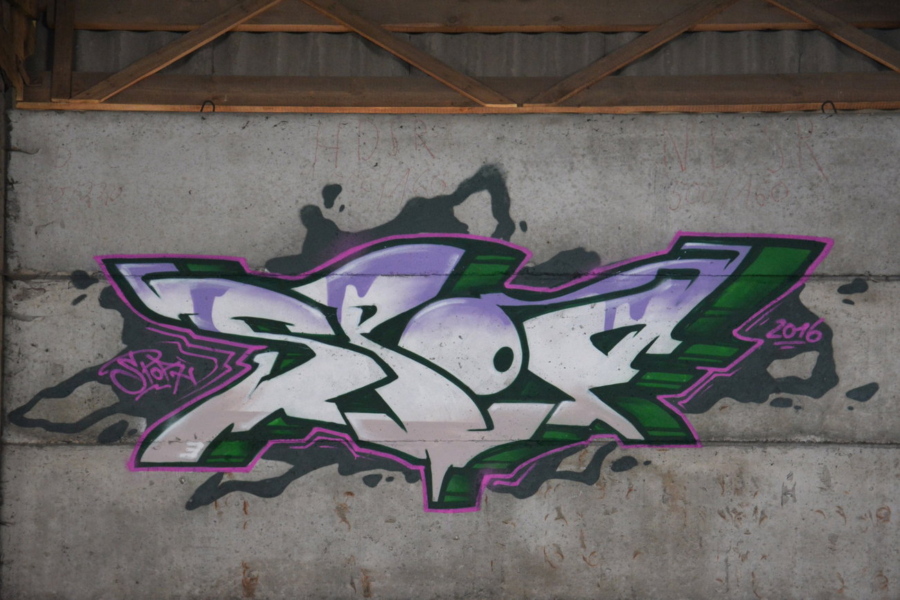 Graffiti Wall - Photo by spoare153 - spoare, 153, spoa (2016)