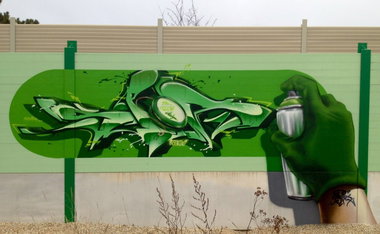 Graffiti Wall in Meerane - Photo by spoare153 - spor, spoare153, 153 (2014)