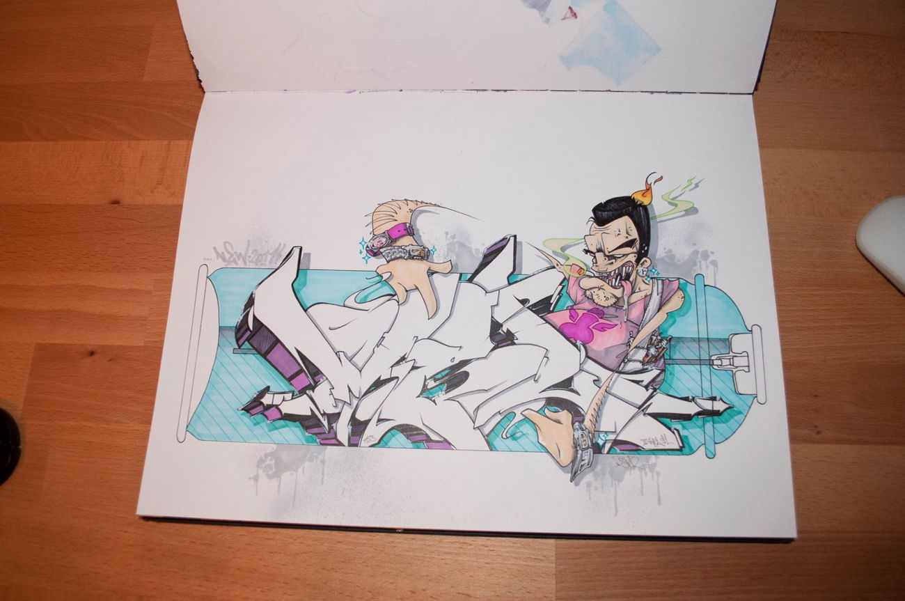 Graffiti Sketch - Photo by spoare153 (2011)
