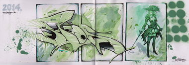 Graffiti Sketch - Photo by spoare153 - spoa, spoare, 153 (2014)