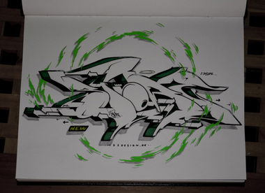 Graffiti Sketch - Photo by spoare153 - spore, spoare, 153 (2015)