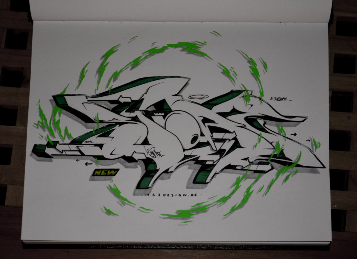 Graffiti Sketch - Photo by spoare153 - spore, spoare, 153 (2015)