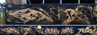 Graffiti Wall in BERLIN - Photo by spoare153 - goldenspoa, spoare153, spoa (2017)