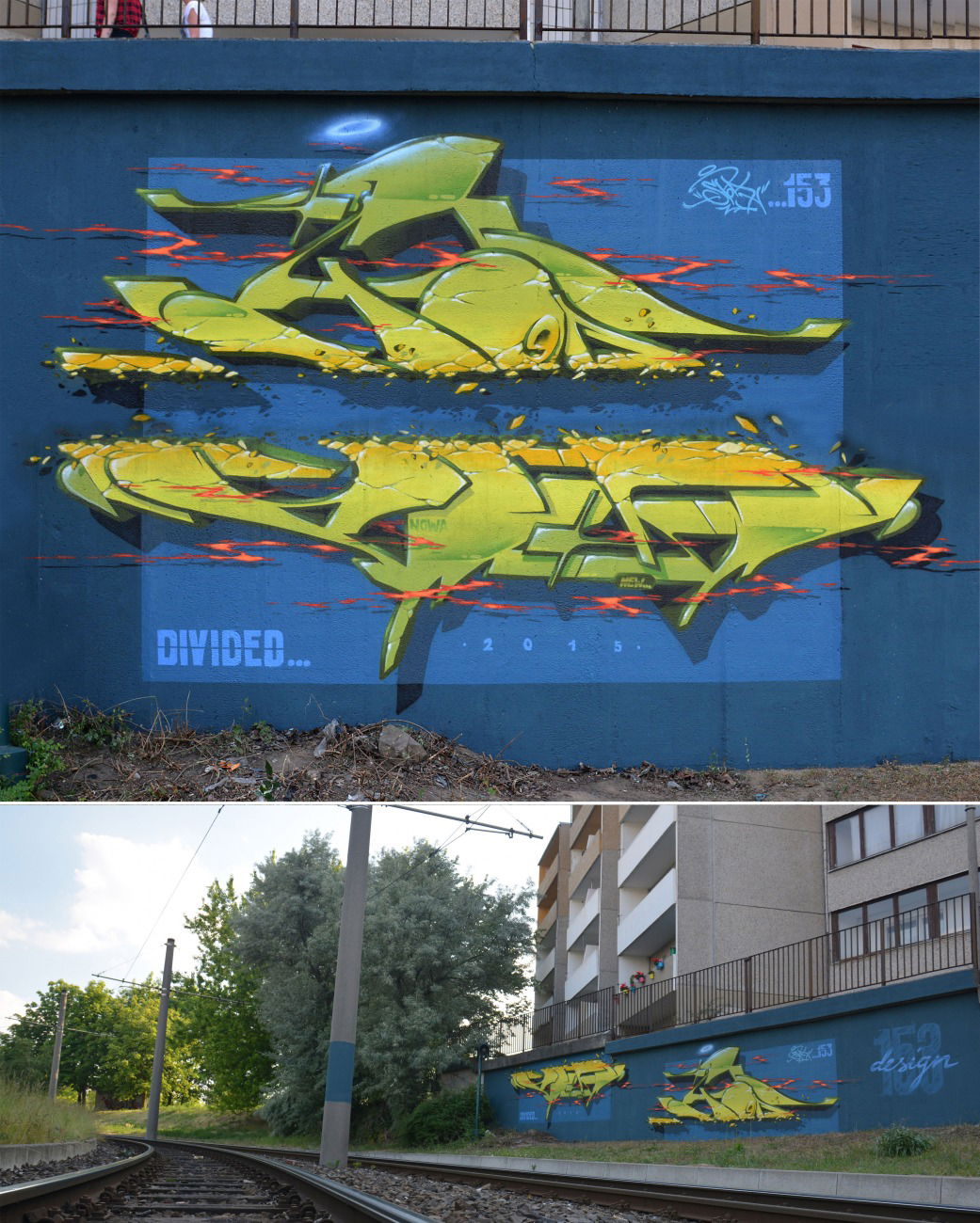 Graffiti Wall - Photo by spoare153 - spoa, divided, new (2015)