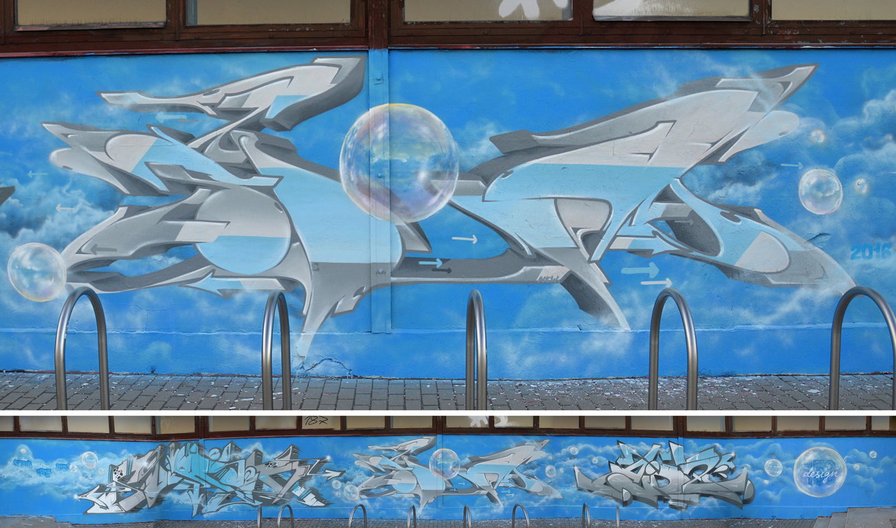 Graffiti Wall - Photo by spoare153 (2016)