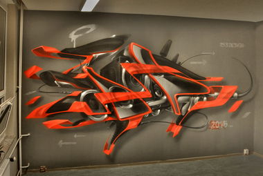 Graffiti Wall in Ludwigsfelde - Photo by spoare153 - spoare, spoa (2016)