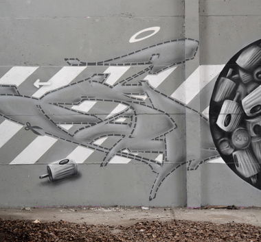 Graffiti Wall in Frankfurt (Oder) - Photo by spoare153 - spoadetails, detail, spoare (2016)