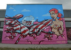 Graffiti Wall in Frankfurt (Oder) - Photo by spoare153 - spoare153, spoa, 153 (2016)