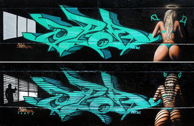 Graffiti Wall - Photo by spoare153 (2014)