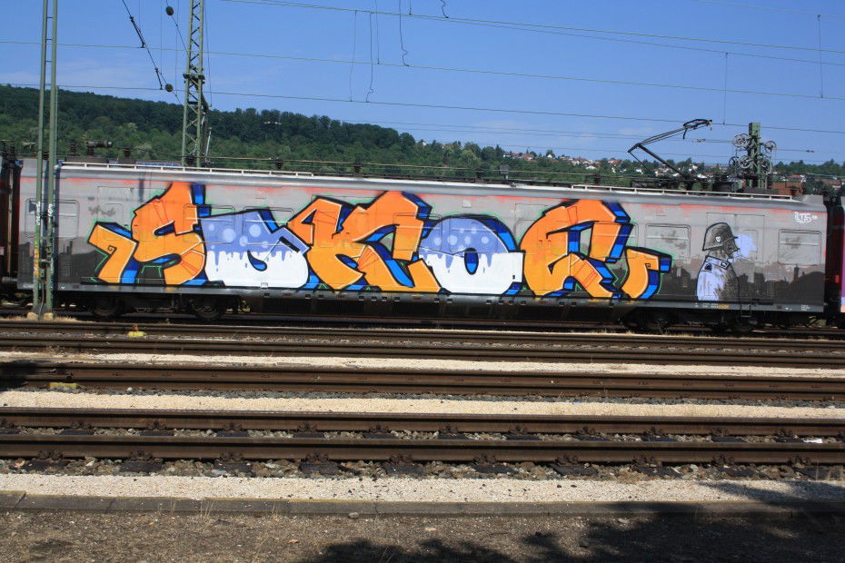 Graffiti Train - Photo by spotter3000 (2013)