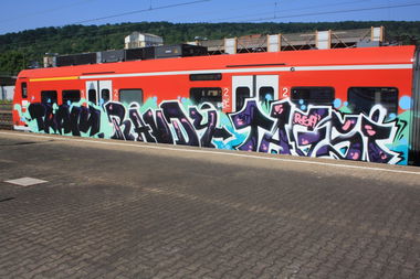 Graffiti Train - Photo by spotter3000 - train, raudy, tagsi (2013)