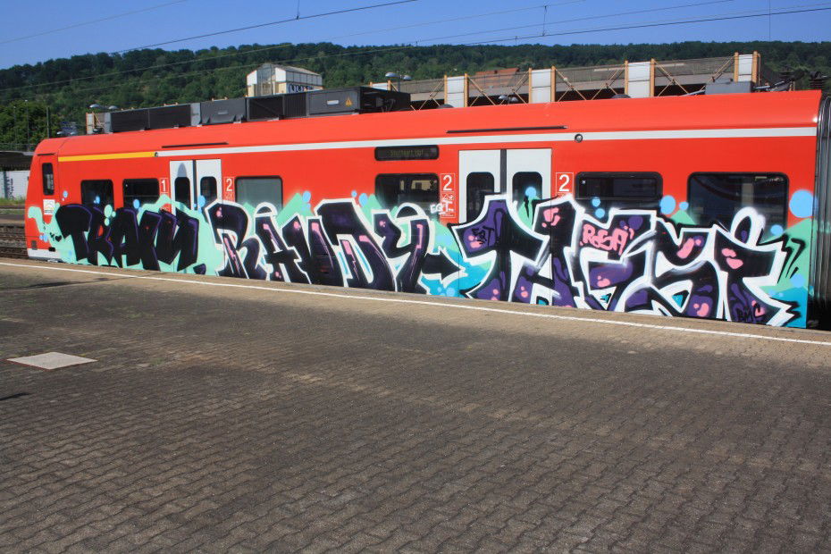 Graffiti Train - Photo by spotter3000 - train, raudy, tagsi (2013)