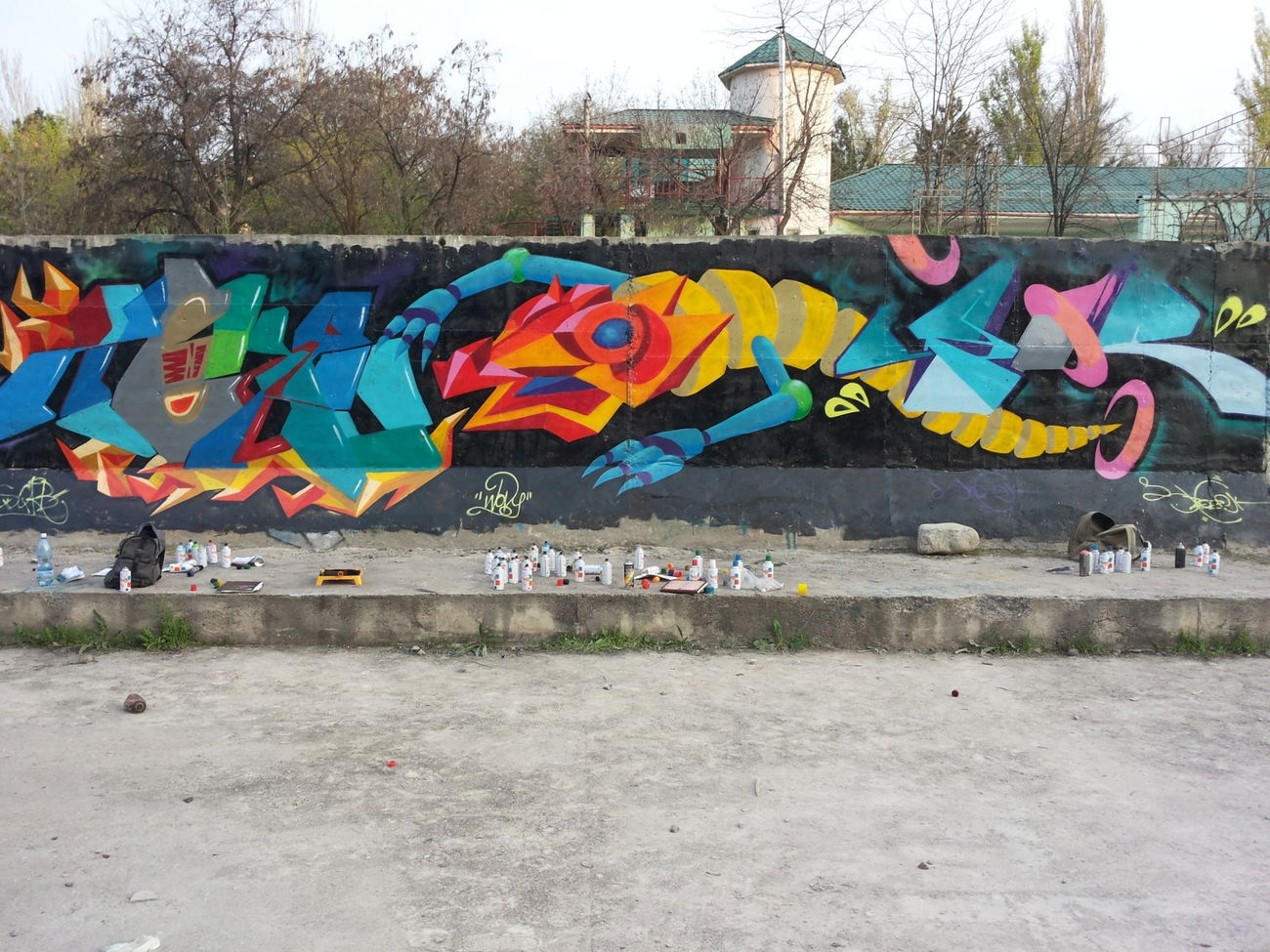 Graffiti Wall - Photo by sqkb - DHC (2015)