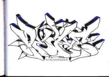 Graffiti Sketch in Turkey - Photo by stalkeroner - peace, sketch, turkey (2013)