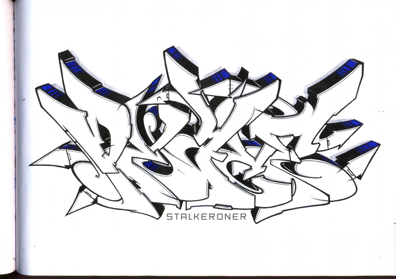 Graffiti Sketch in Turkey - Photo by stalkeroner - peace, sketch, turkey (2013)