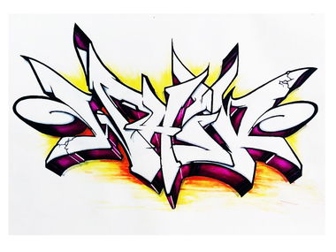 Graffiti Sketch - Photo by stalkeroner