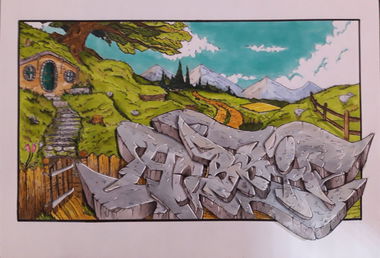 Graffiti Sketch - Photo by star (2018)