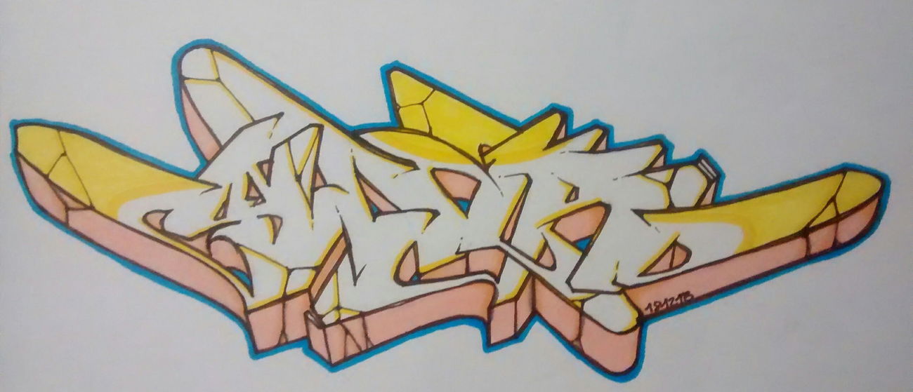 Graffiti Sketch - Photo by star - star, touch5 (2016)