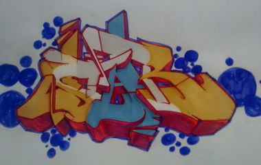 Graffiti Sketch - Photo by star - star, touch5 (2016)