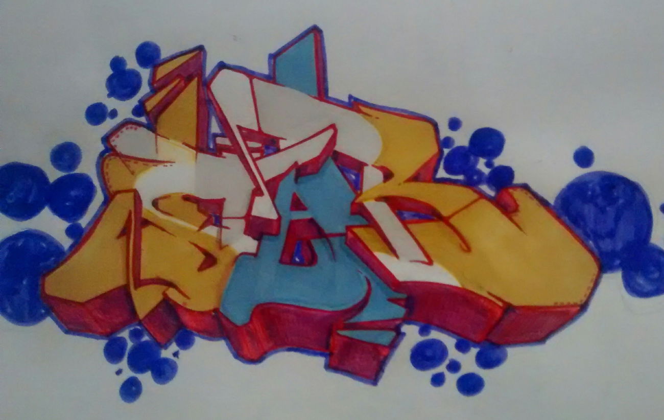 Graffiti Sketch - Photo by star - star, touch5 (2016)