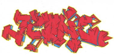 Graffiti Sketch in Ekaterinburg - Photo by staraysa - STA, JCONE, EXCHANGE