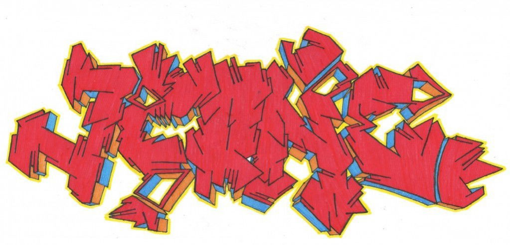 Graffiti Sketch in Ekaterinburg - Photo by staraysa - STA, JCONE, EXCHANGE