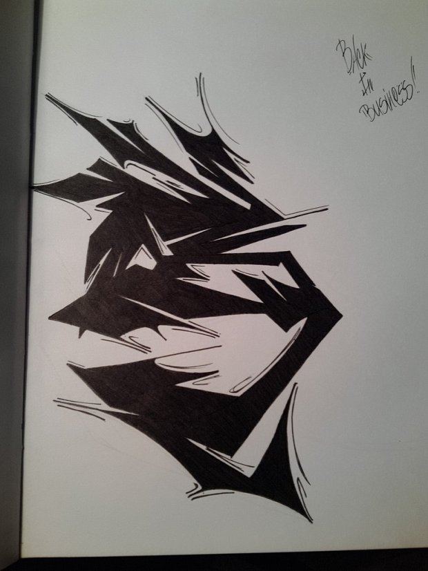 Graffiti Sketch in Yekaterinburg - Photo by staraysa - sta, east, s (2014)