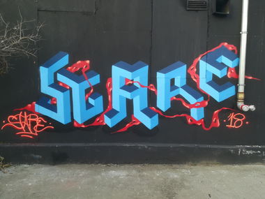 Graffiti Wall in καλαμάτα - Photo by stare (2018)