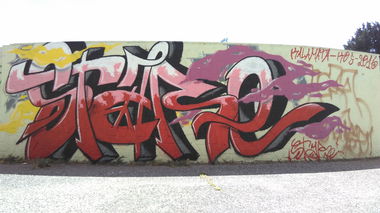 Graffiti Wall in Κωσ - Photo by stare (2016)