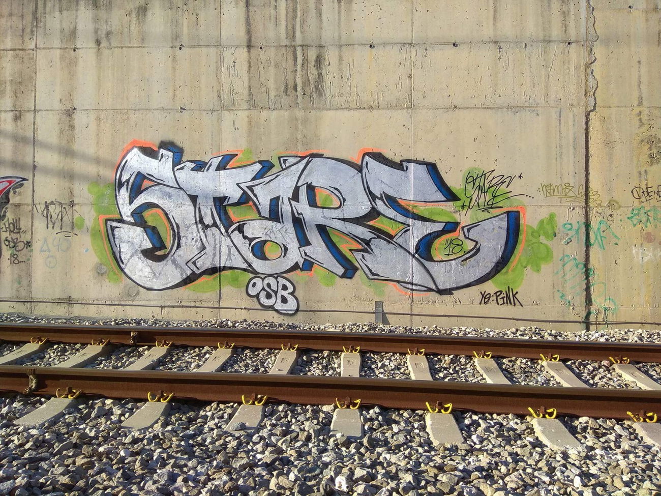 Graffiti Bombing in Αχαρνέσ - Photo by stare (2018)