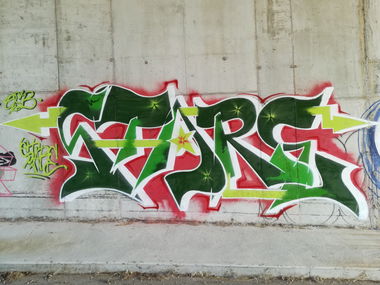 Graffiti Wall in καλαμάτα - Photo by stare - STARE (2018)