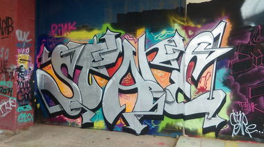 Graffiti Wall in Δήμοσ Καλαμάτασ - Photo by stare - stArE (2015)