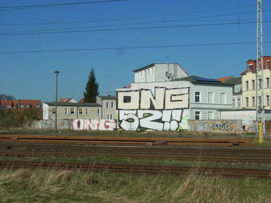 Graffiti Bombing - Photo by staubsauger - ONG, 52, Greifswald