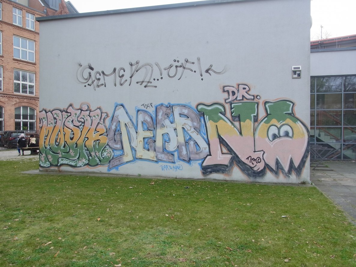 Graffiti Bombing - Photo by staubsauger - Dr.No, Tear, Mosik