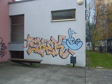 Graffiti Bombing - Photo by staubsauger - Shek, Berlin