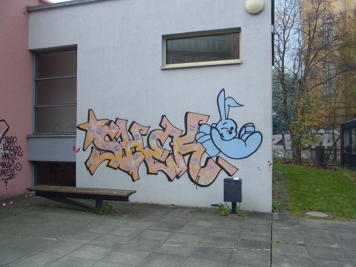 Graffiti Bombing - Photo by staubsauger - Shek, Berlin