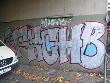 Graffiti Bombing - Photo by staubsauger - Thc, Chb, Berlin