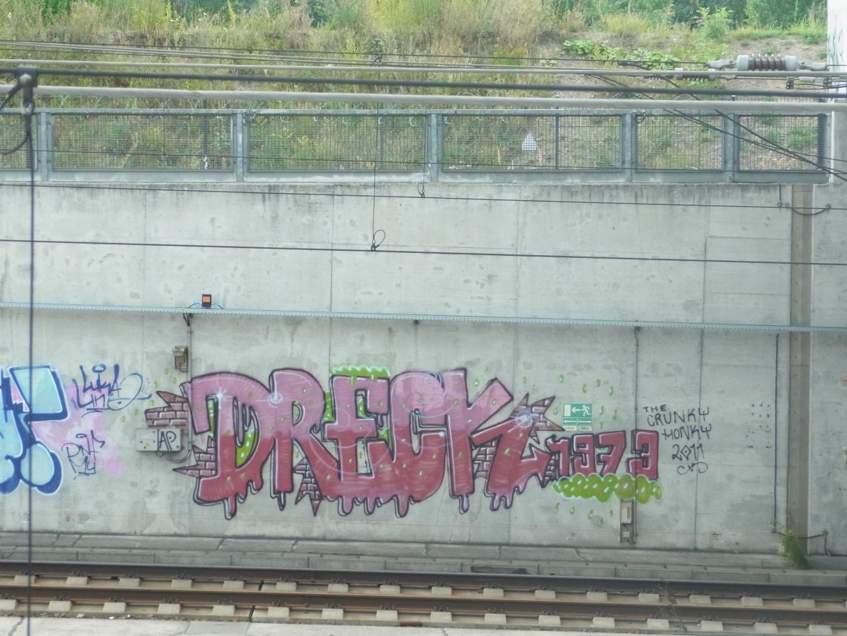 Graffiti Bombing - Photo by staubsauger - Dreck, 1973, Berlin