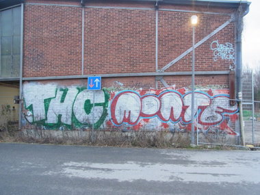 Graffiti Bombing - Photo by staubsauger - thc, monte, 75