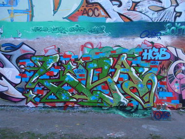 Graffiti Wall - Photo by staubsauger - Lisa, berlin