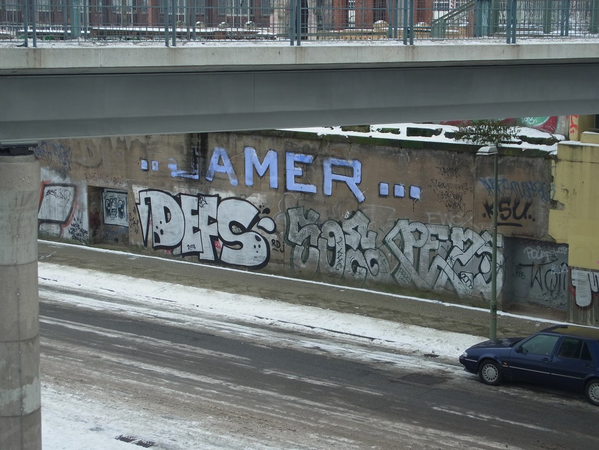 Graffiti Bombing - Photo by staubsauger - defs, soe, peps